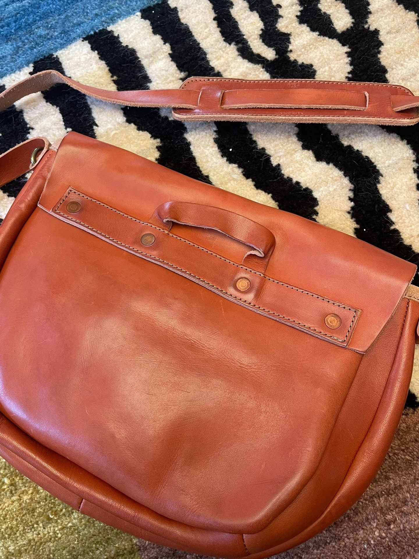 Other Handmade Japanese Oak Leather Shoulder Bag Size ONE SIZE - 3 Thumbnail