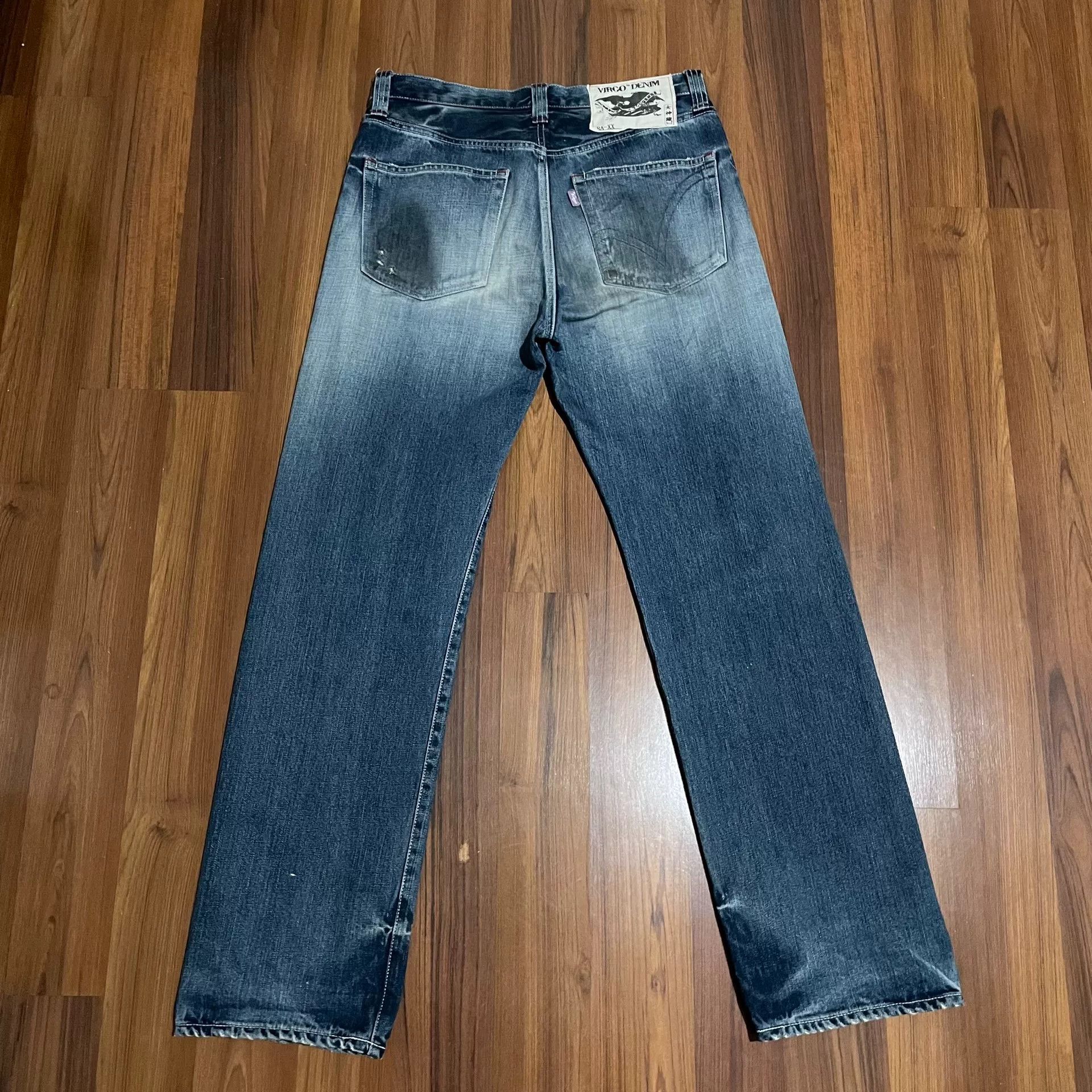 Other Japanese Washed Distressed Jeans Size 42" / US 20 - 2 Thumbnail