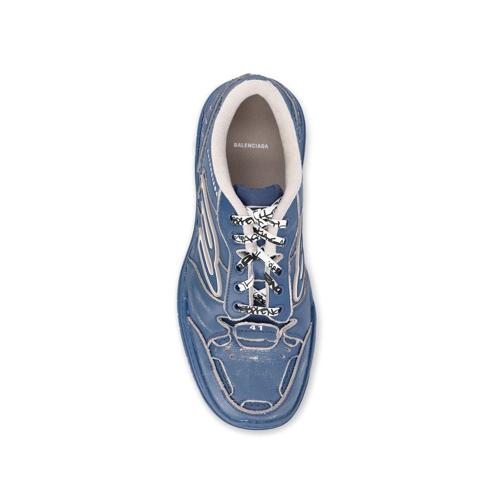 Balenciaga Balenciaga BLUE Trainers - Low-Tops Size US 8 / EU 41 - 2 Thumbnail