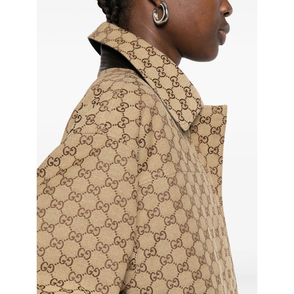 Gucci Gucci NEUTRALS Jackets - Bomber Jackets Size S / US 4 / IT 40 - 3 Thumbnail