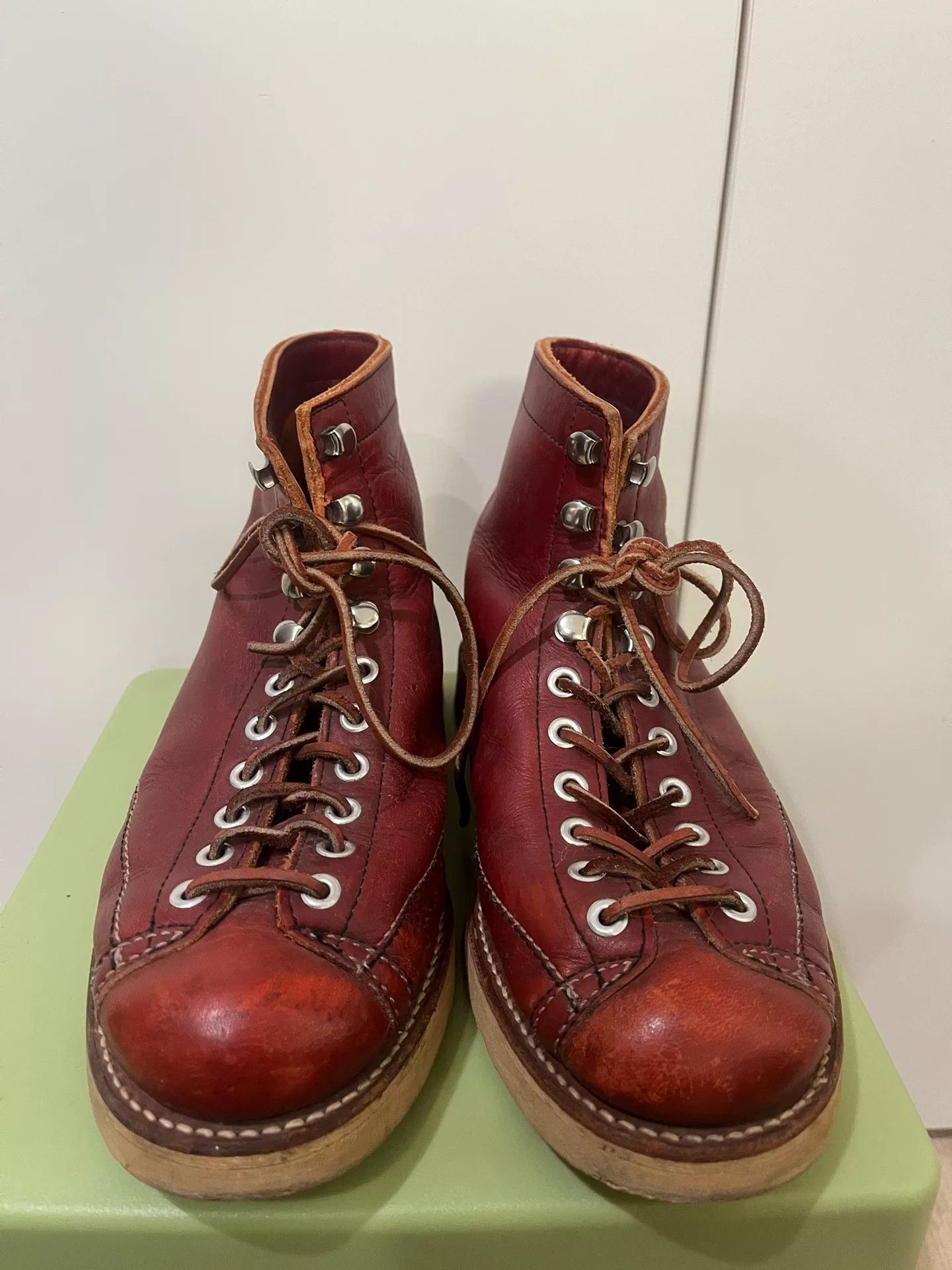 The Real McCoy's Joe McCoy Red Devil Short Face Boots Size US 7.5 / EU 40-41 - 2 Thumbnail