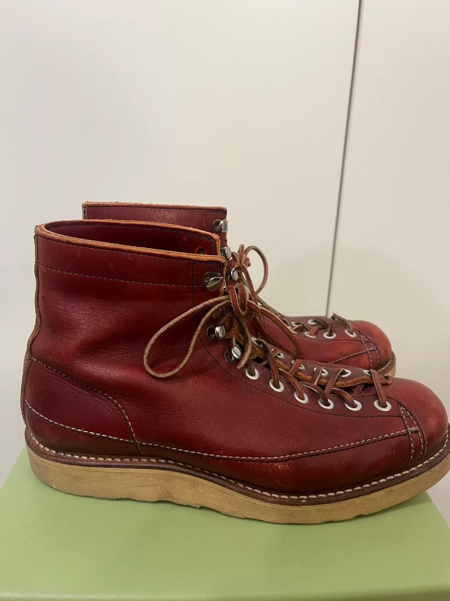 The Real McCoy's Joe McCoy Red Devil Short Face Boots Size US 7.5 / EU 40-41 - 3 Thumbnail