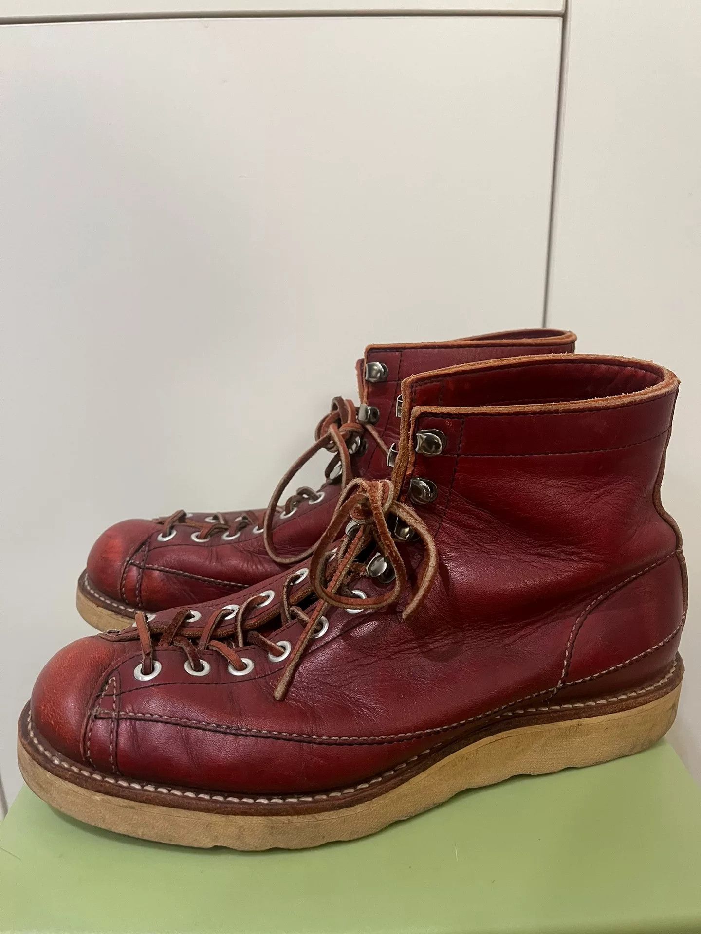 The Real McCoy's Joe McCoy Red Devil Short Face Boots Size US 7.5 / EU 40-41 - 5 Thumbnail
