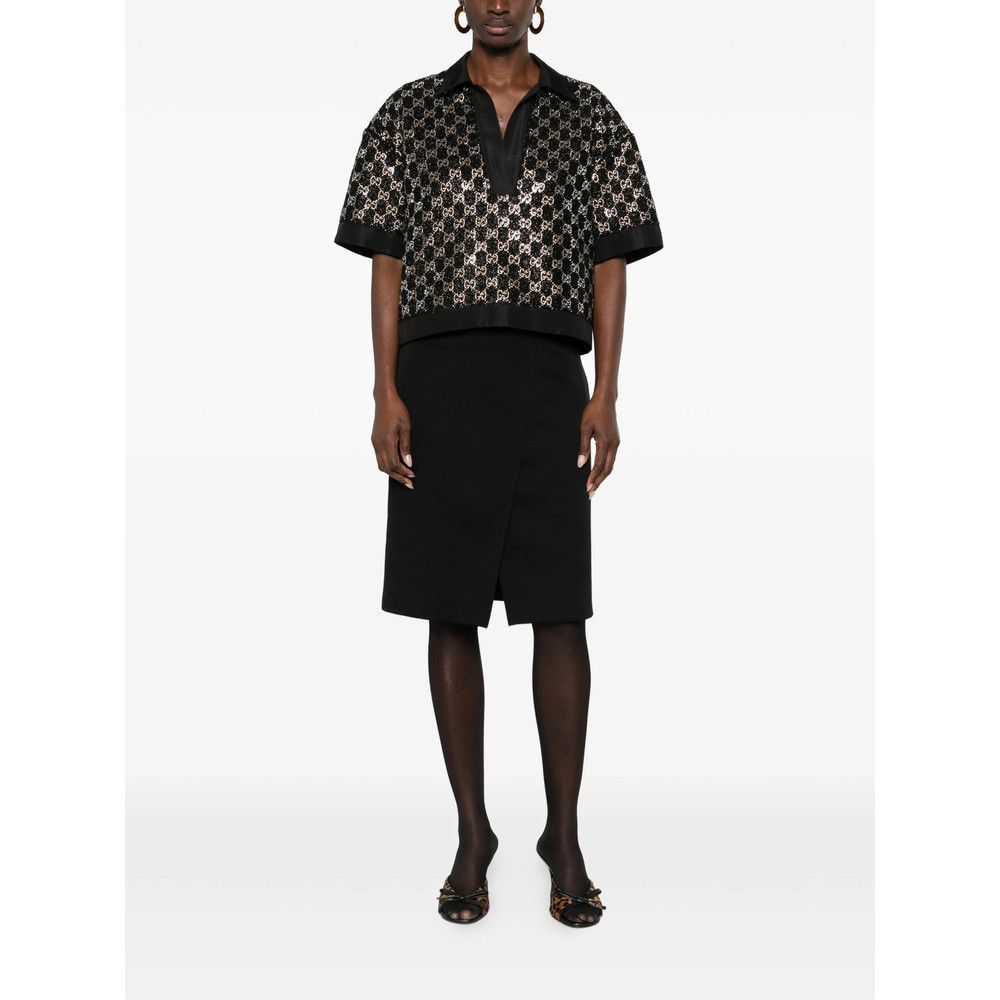 Gucci Gucci BLACK Tops - Shirts Size S / US 4 / IT 40 - 4 Thumbnail
