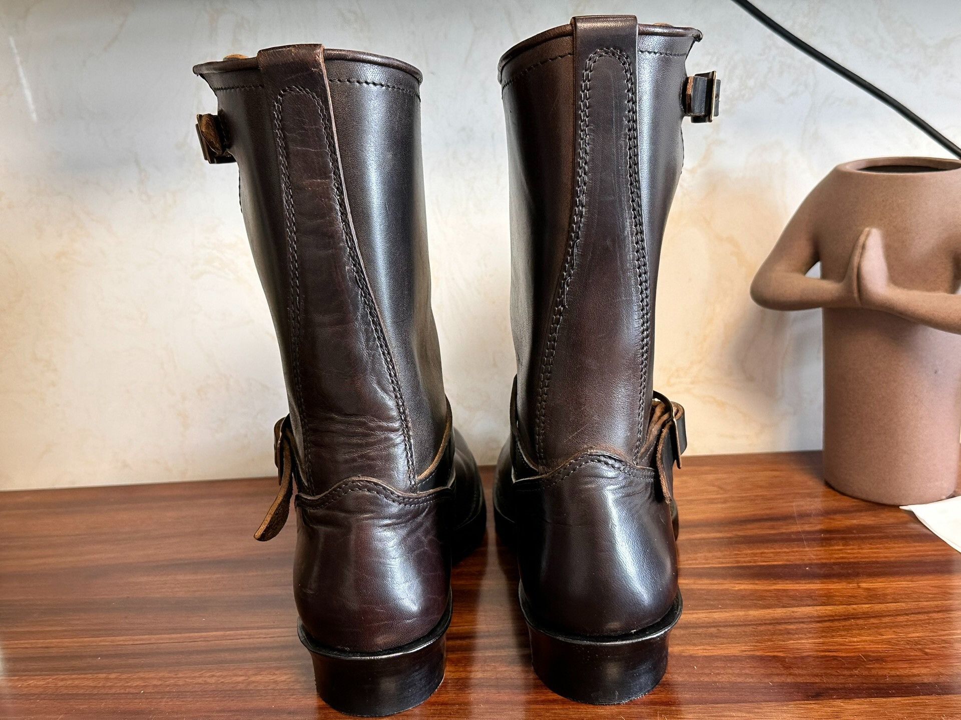 Other Attractions 444 Tea Core Engineer Boots Size US 6.5 / EU 39-40 - 6 Thumbnail