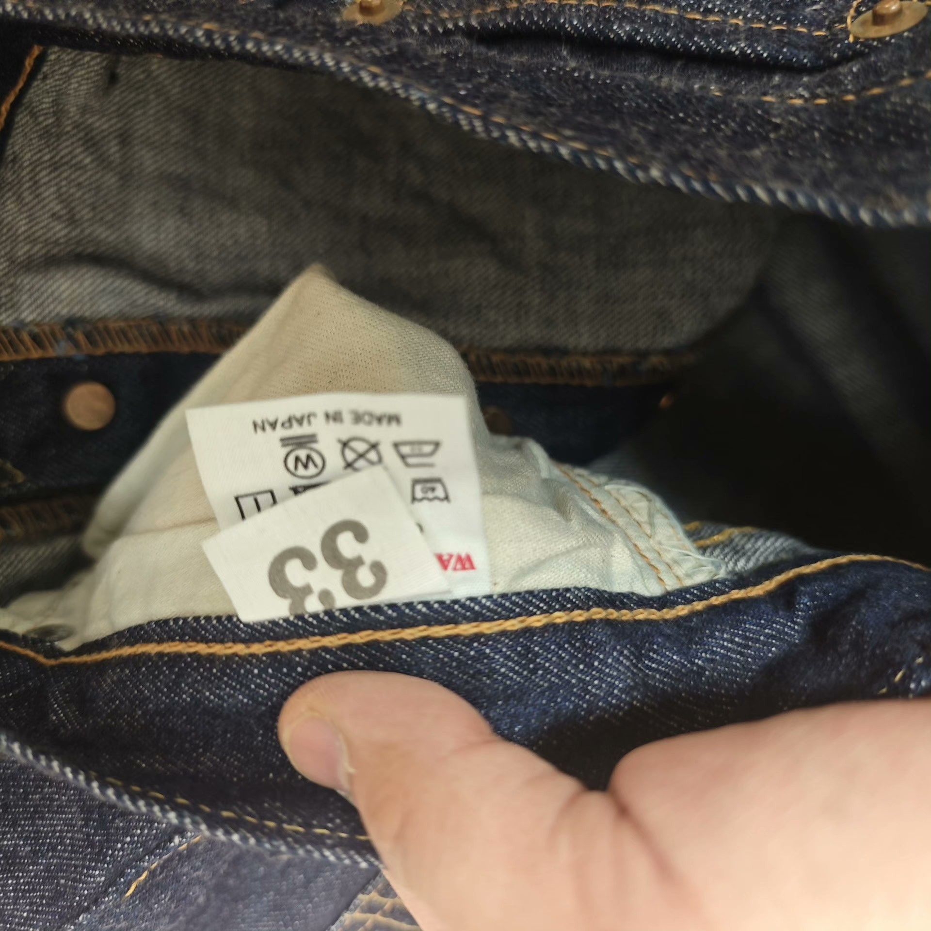 Other Warehouse Rare Twin DD Reprint 66 Jeans Size US 33 - 3 Thumbnail