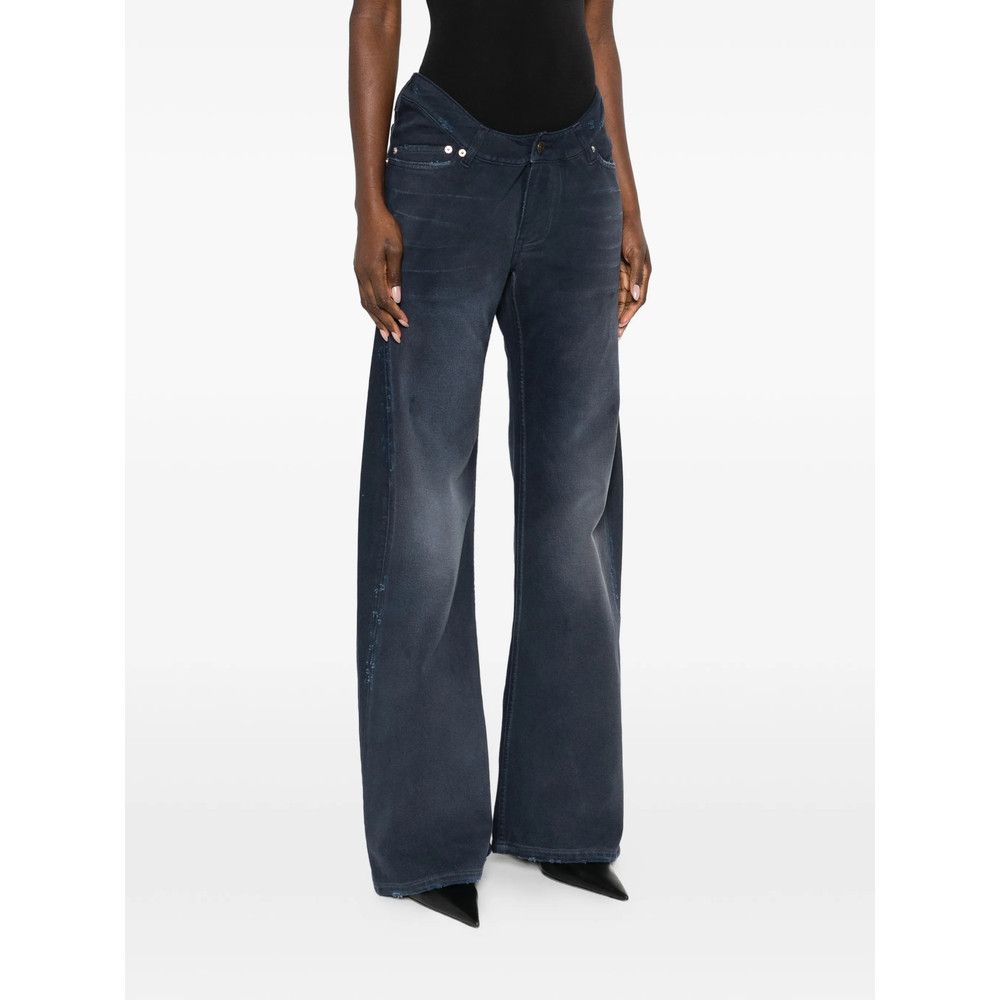 Balenciaga Balenciaga BLUE Denim - Flared Jeans Size 25" / US 0 / IT 36 - 3 Thumbnail
