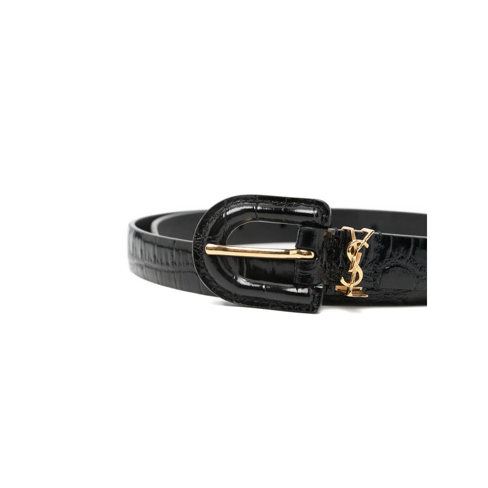 Saint Laurent Paris Saint Laurent BLACK Belts Size ONE SIZE - 2 Thumbnail