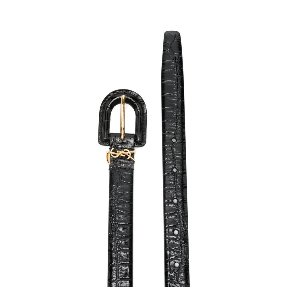 Saint Laurent Paris Saint Laurent BLACK Belts Size ONE SIZE - 3 Thumbnail