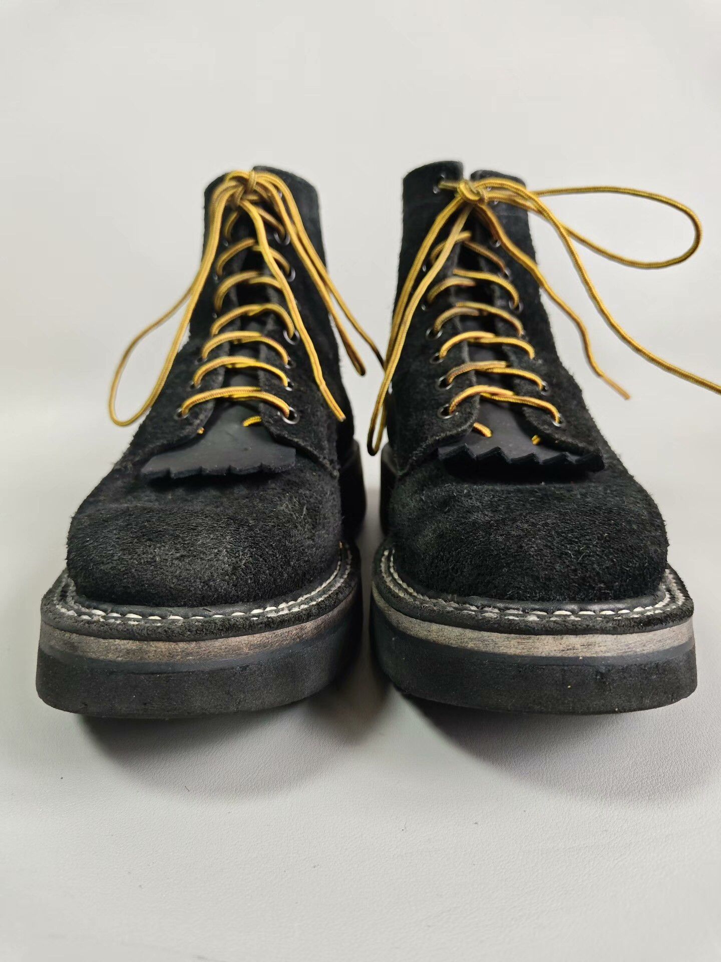 Other White Black Flip Top Classic Boots Size US 7 / EU 40 - 2 Thumbnail