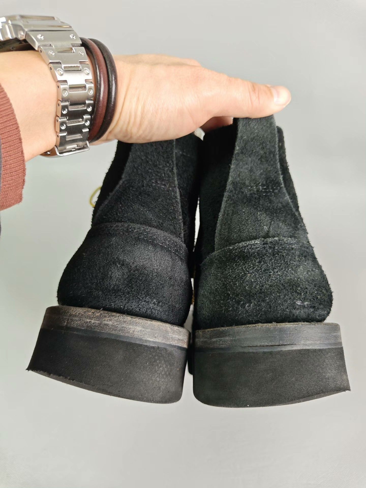 Other White Black Flip Top Classic Boots Size US 7 / EU 40 - 6 Thumbnail