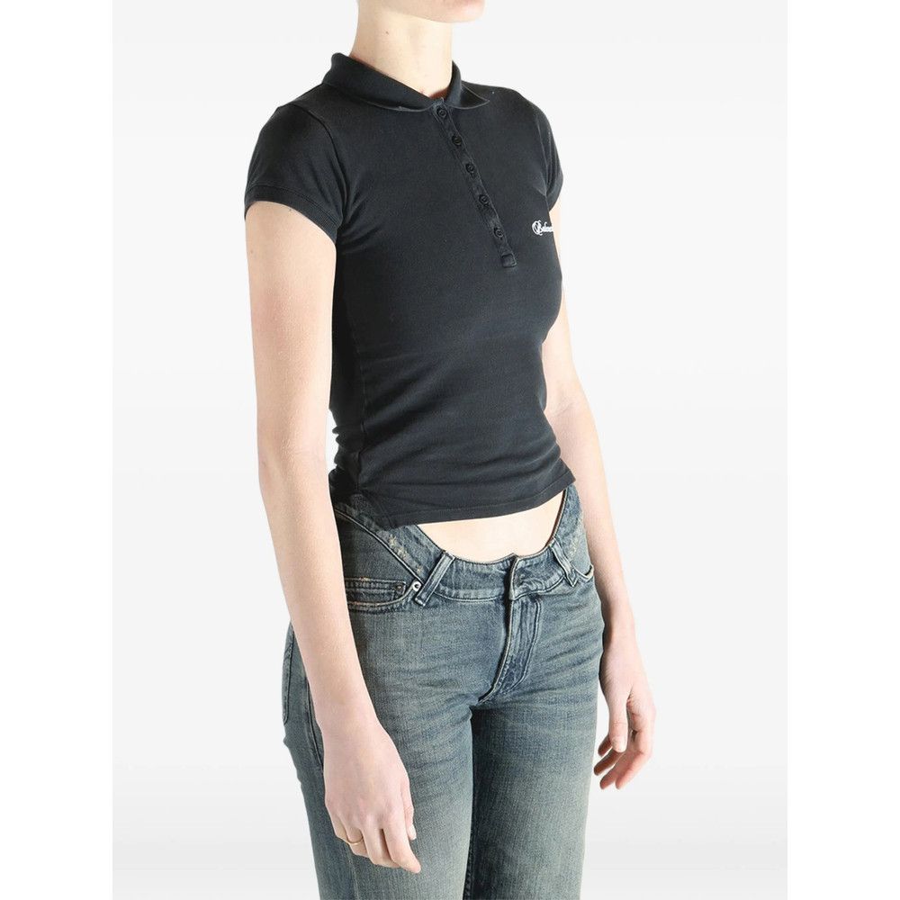 Balenciaga Balenciaga BLACK Tops - Polo Tops Size XS / US 0-2 / IT 36-38 - 2 Thumbnail