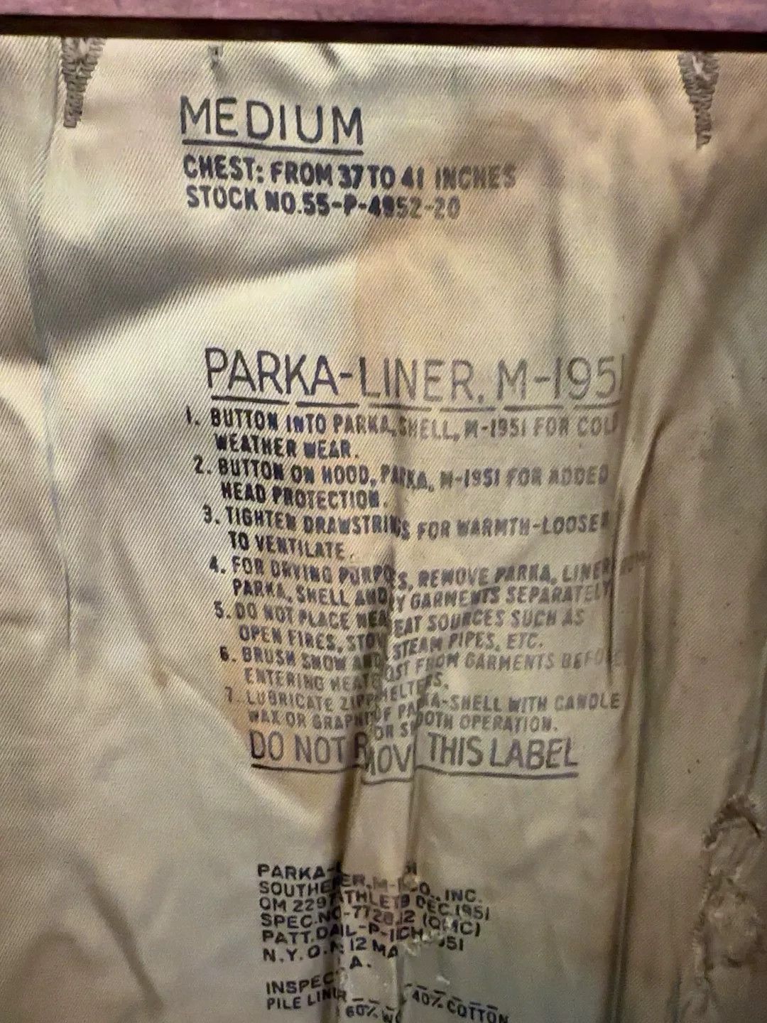 Other First Year M51 Wool Liner Size US M / EU 48-50 / 2 - 4 Thumbnail