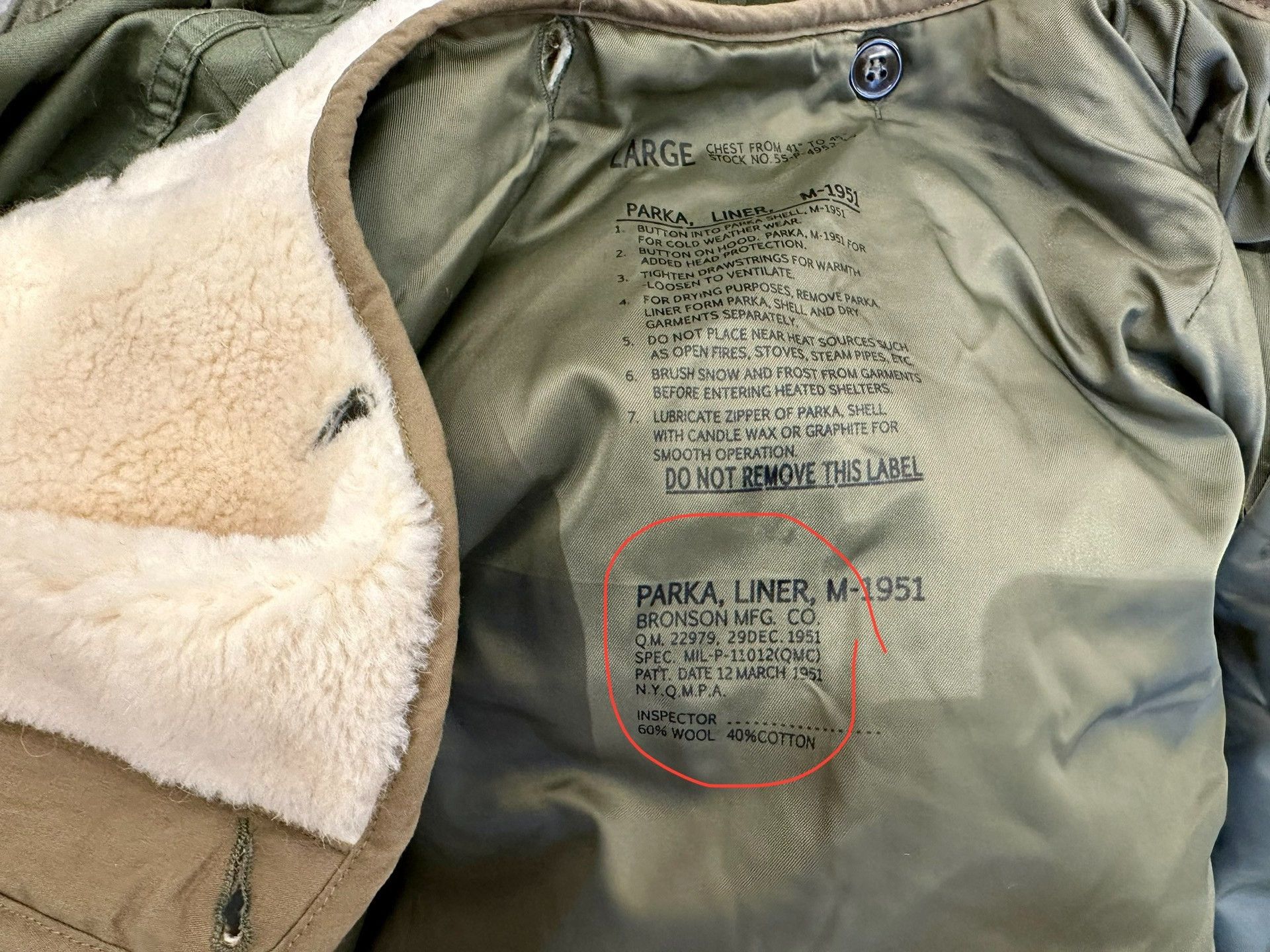Other Vintage M51 Cotton Parka Size US L / EU 52-54 / 3 - 7 Thumbnail