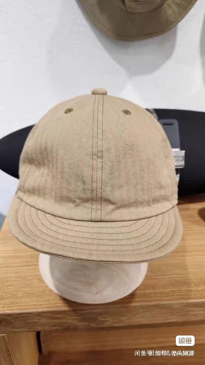 Other Mr Fatman Japan Washed Herringbone Baseball Cap Size ONE SIZE - 2 Thumbnail