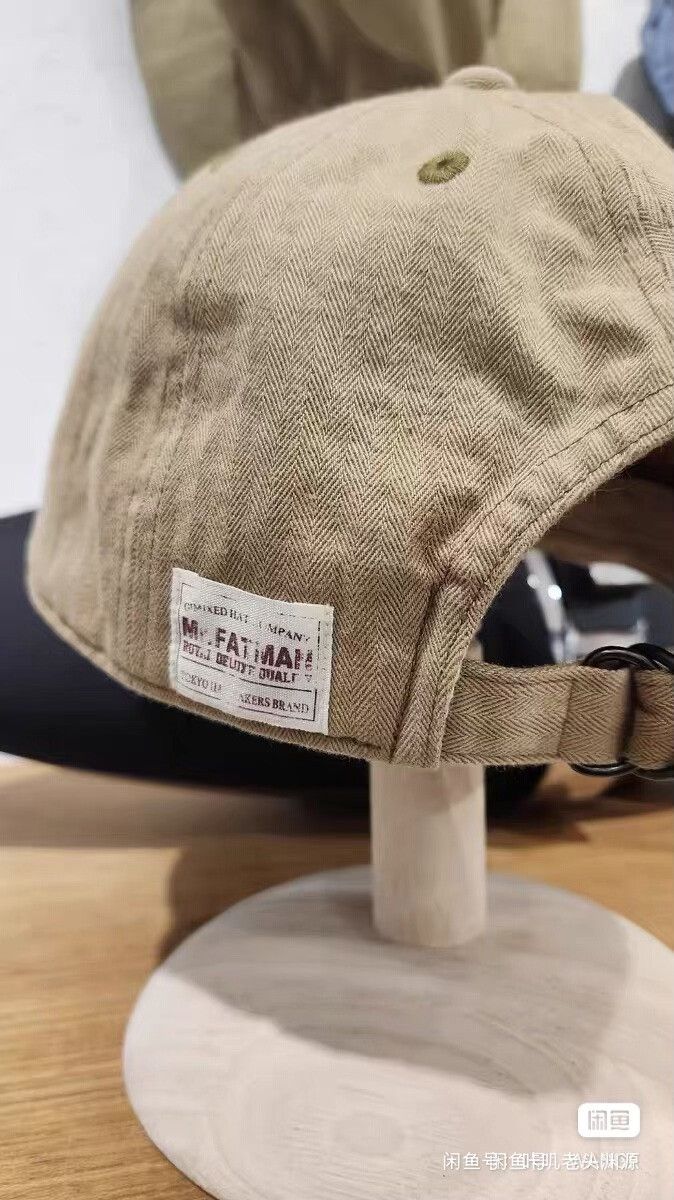 Other Mr Fatman Japan Washed Herringbone Baseball Cap Size ONE SIZE - 5 Thumbnail