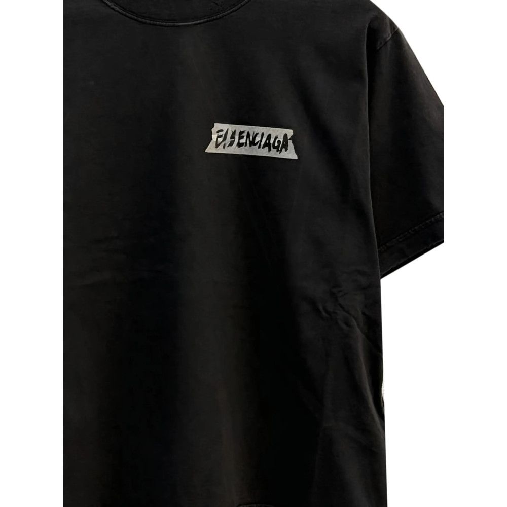 Balenciaga Balenciaga BLACK Tops - T-shirts & Jerseys Size S / US 4 / IT 40 - 2 Thumbnail