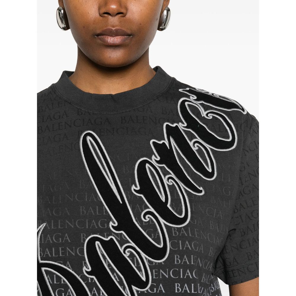 Balenciaga Balenciaga BLACK Tops - T-shirts & Jerseys Size XS / US 0-2 / IT 36-38 - 3 Thumbnail