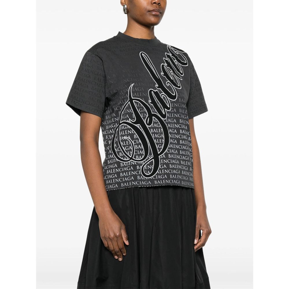 Balenciaga Balenciaga BLACK Tops - T-shirts & Jerseys Size XS / US 0-2 / IT 36-38 - 5 Thumbnail