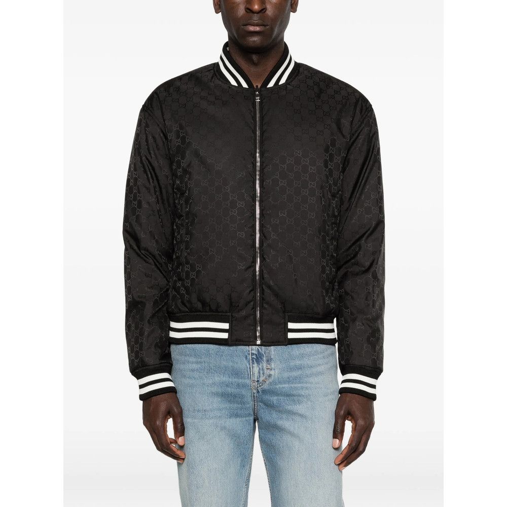 Gucci Gucci BLACK Jackets - Bomber Jackets Size US L / EU 52-54 / 3 - 3 Thumbnail