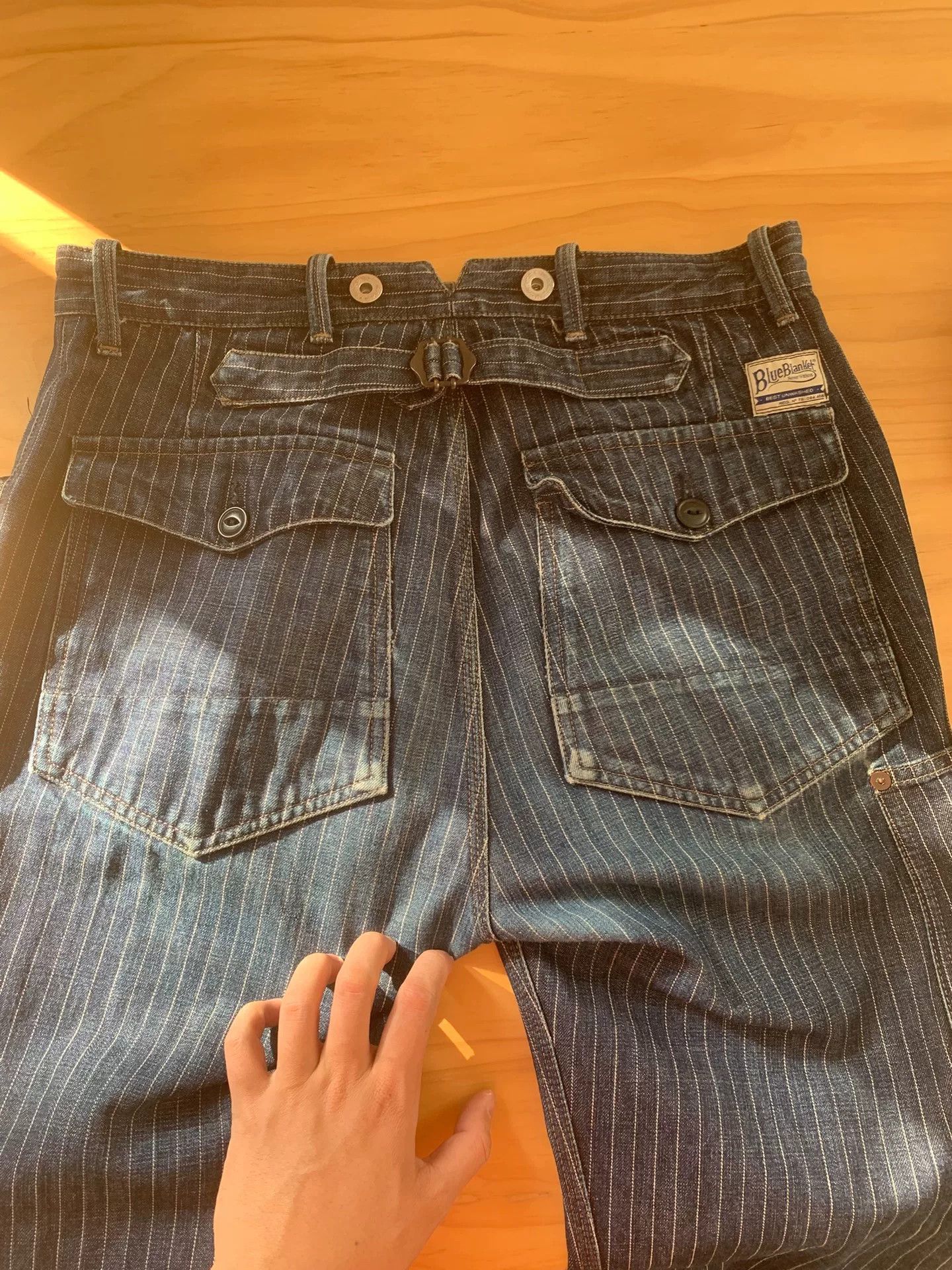Japanese Brand Blue Work Pants Size US 28 / EU 44 - 5 Thumbnail