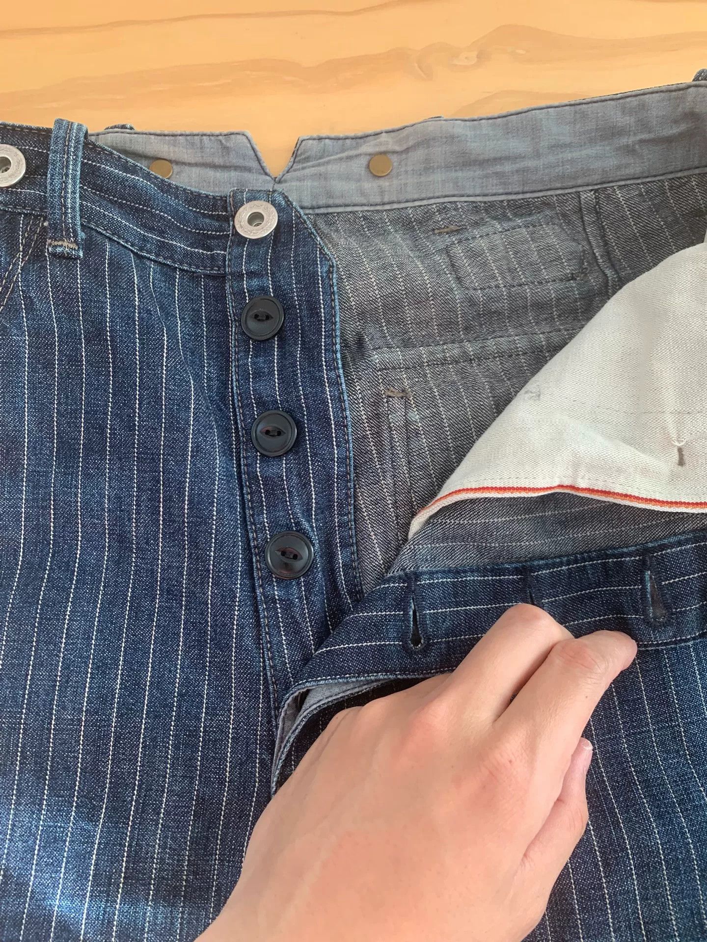 Japanese Brand Blue Work Pants Size US 28 / EU 44 - 3 Thumbnail