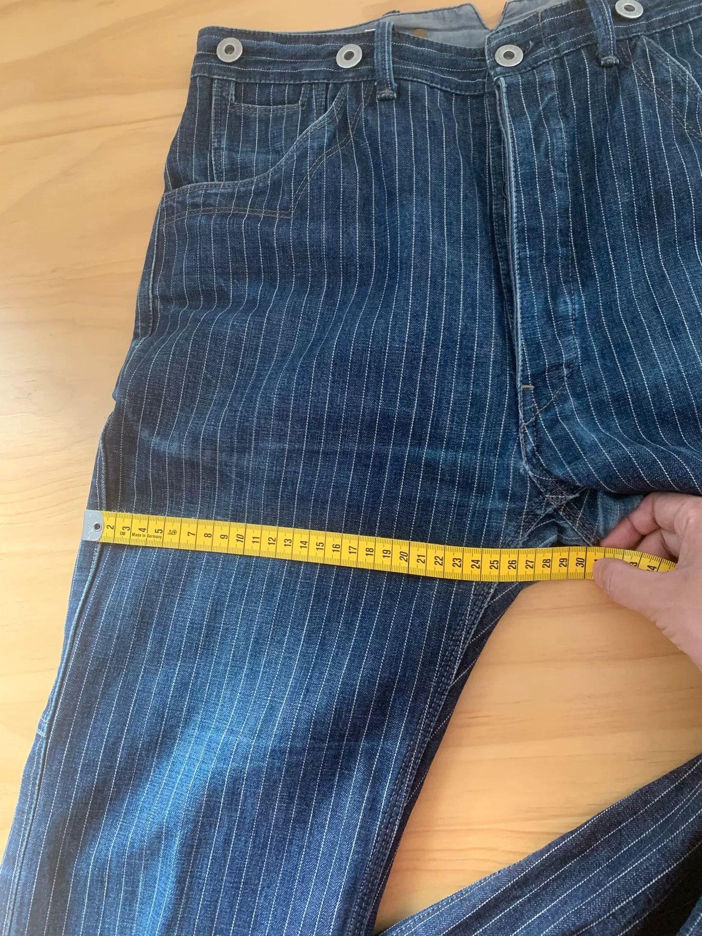 Japanese Brand Blue Work Pants Size US 28 / EU 44 - 9 Thumbnail