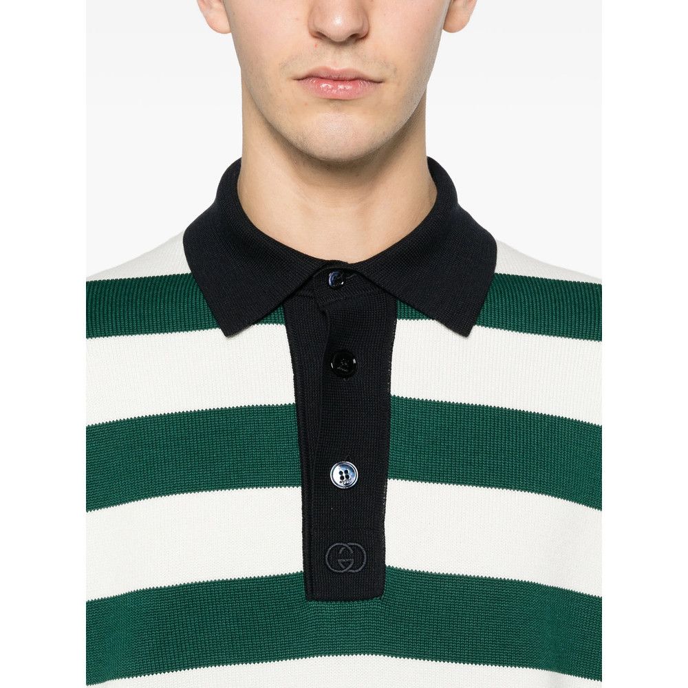 Gucci Gucci GREEN Polo Shirts Size US L / EU 52-54 / 3 - 4 Thumbnail