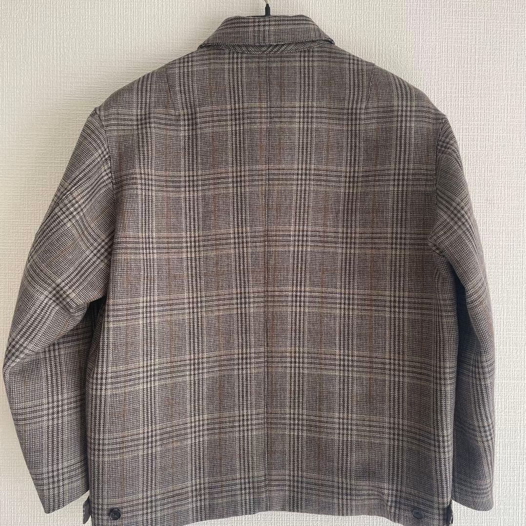 Auralee Auralee 17AW Wool Plaid Zip Jacket Size US L / EU 52-54 / 3 - 2 Thumbnail