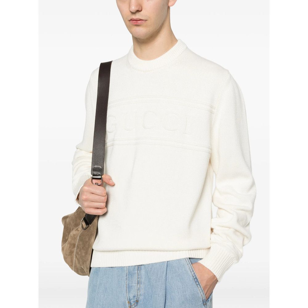 Gucci Gucci NEUTRALS Sweaters & Knitwear - Jumpers Size US XL / EU 56 / 4 - 2 Thumbnail