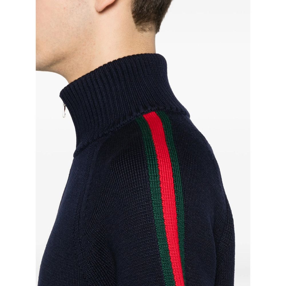 Gucci Gucci BLUE Sweaters & Knitwear - Cardigans Size US M / EU 48-50 / 2 - 2 Thumbnail