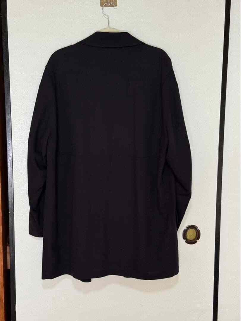 Auralee Auralee 21AW Strong Twisted Wool Navy Coat Size US L / EU 52-54 / 3 - 2 Thumbnail