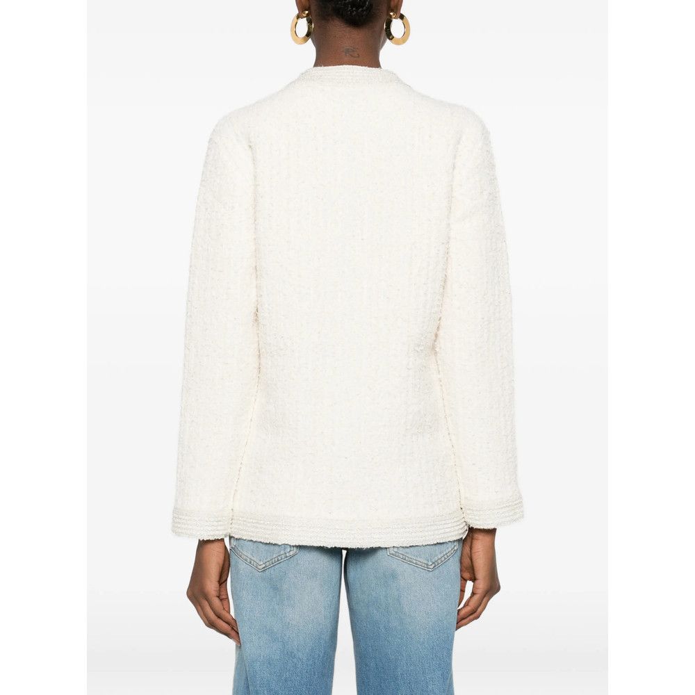Gucci Gucci NEUTRALS Jackets - Tweed Jackets Size XS / US 0-2 / IT 36-38 - 3 Thumbnail