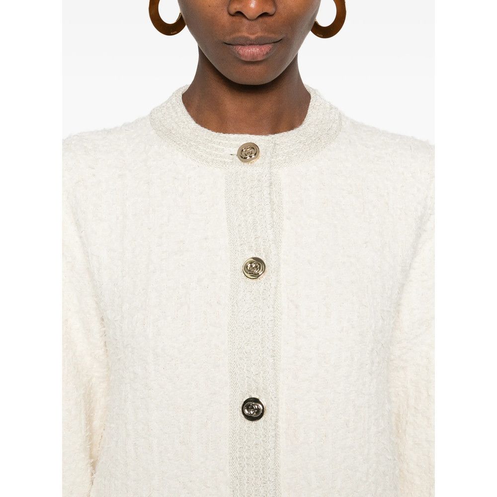 Gucci Gucci NEUTRALS Jackets - Tweed Jackets Size XS / US 0-2 / IT 36-38 - 4 Thumbnail