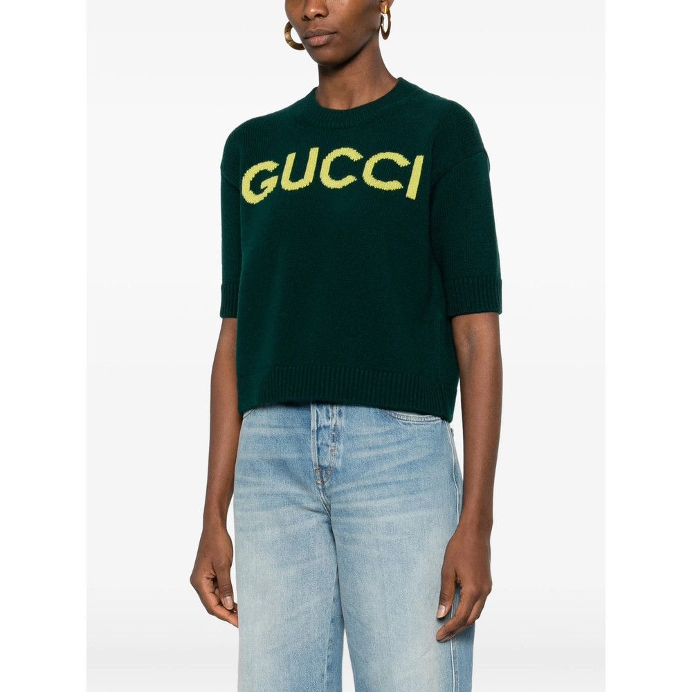 Gucci Gucci GREEN Tops - T-shirts & Jerseys Size XS / US 0-2 / IT 36-38 - 4 Thumbnail