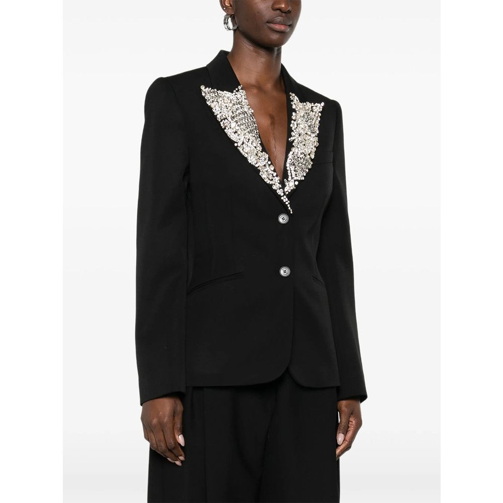 Alexander McQueen Alexander Mcqueen BLACK Jackets - Blazers Size M / US 6-8 / IT 42-44 - 4 Thumbnail