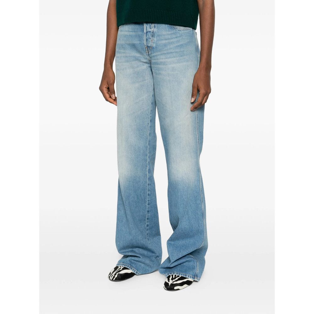 Gucci Gucci BLUE Denim - Flared Jeans Size 24" / US 00 / IT 34 - 5 Thumbnail