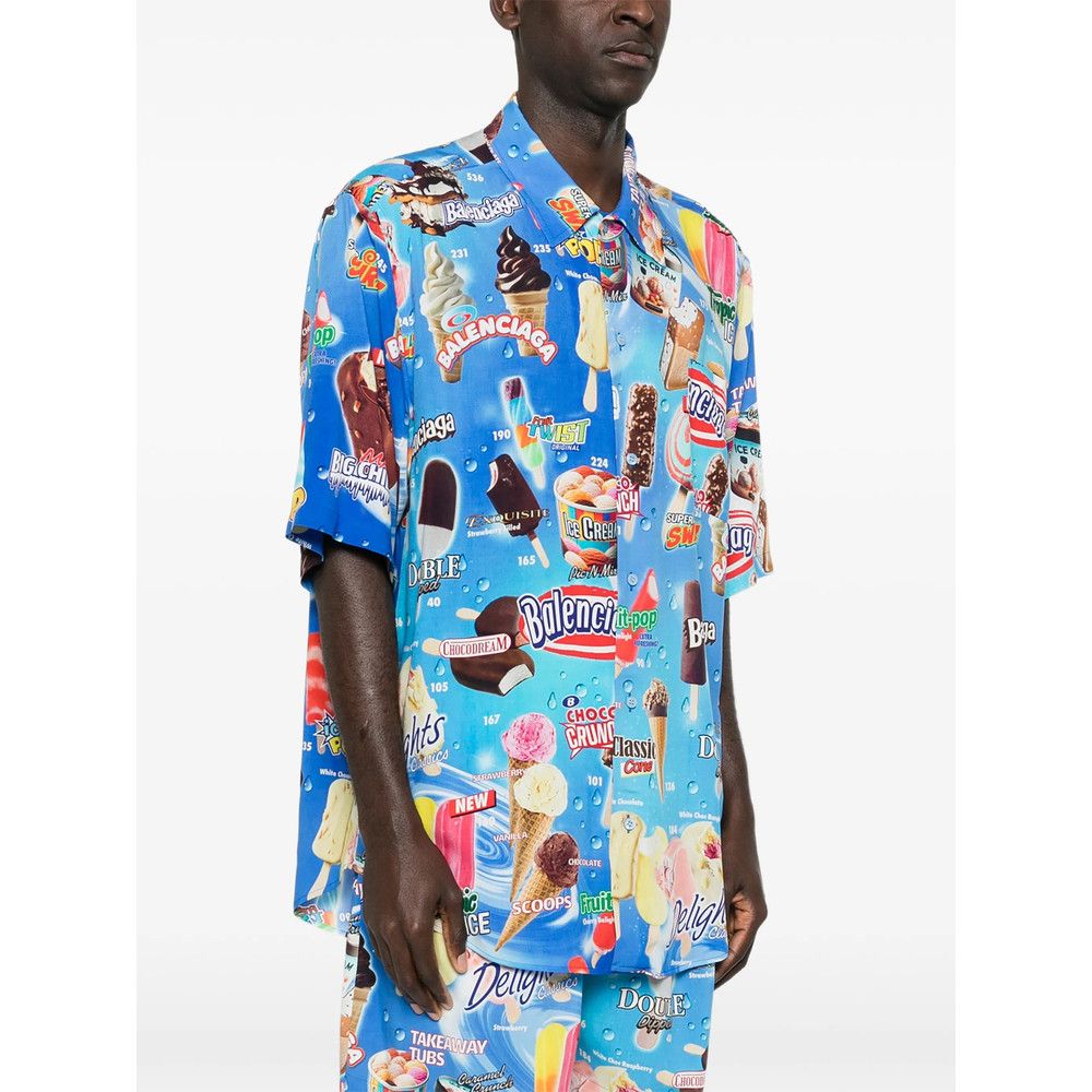 Balenciaga Balenciaga BLUE Shirts Size US M / EU 48-50 / 2 - 3 Thumbnail