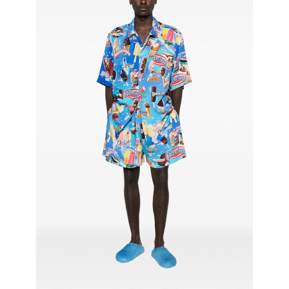 Balenciaga Balenciaga BLUE Shirts Size US M / EU 48-50 / 2 - 4 Thumbnail
