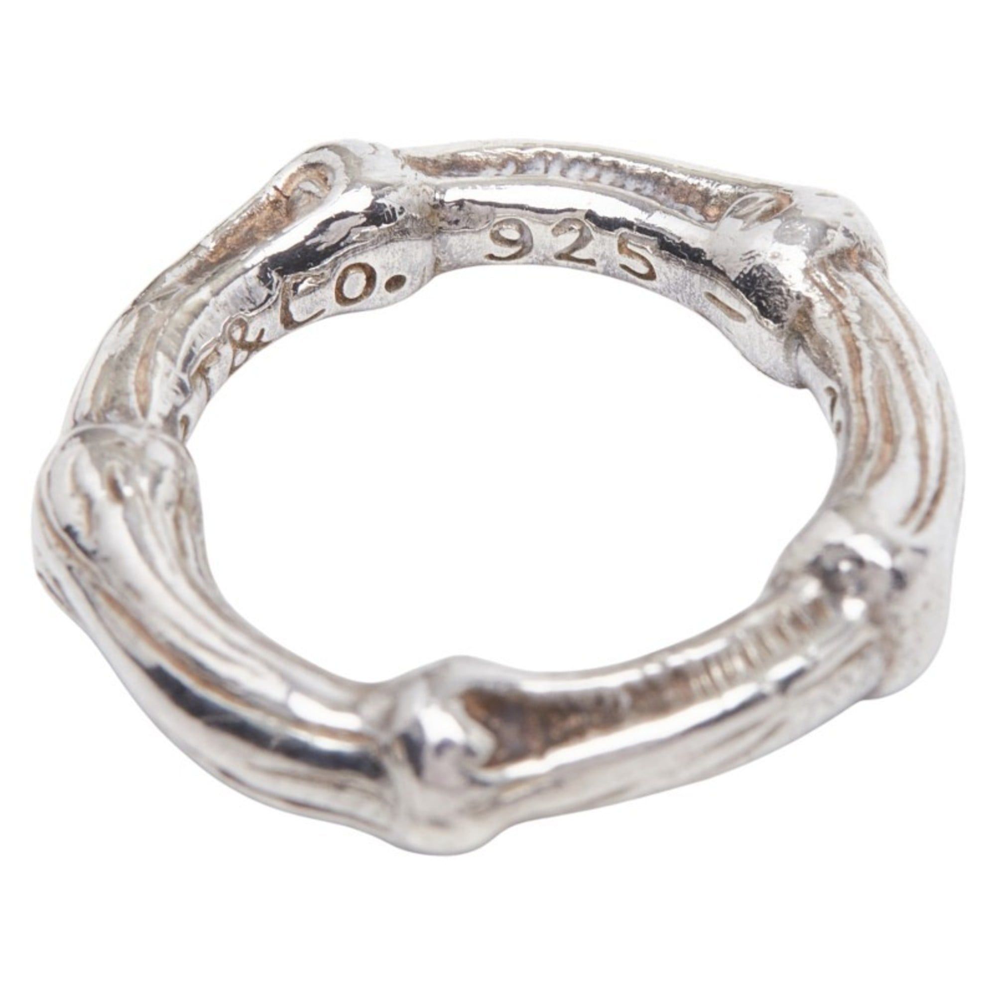 Tiffany Bamboo 1996 Ring, SV925 Silver, Women\