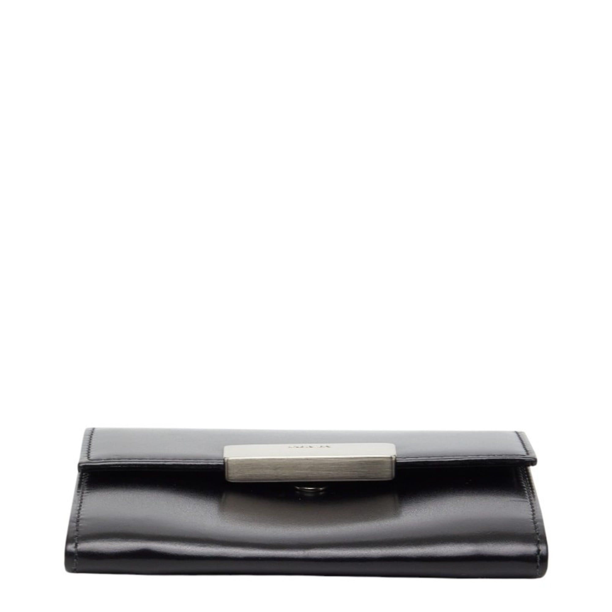 Prada Prada logo wallet/coin case, black leather, women's, PRADA Size ONE SIZE - 3 Thumbnail