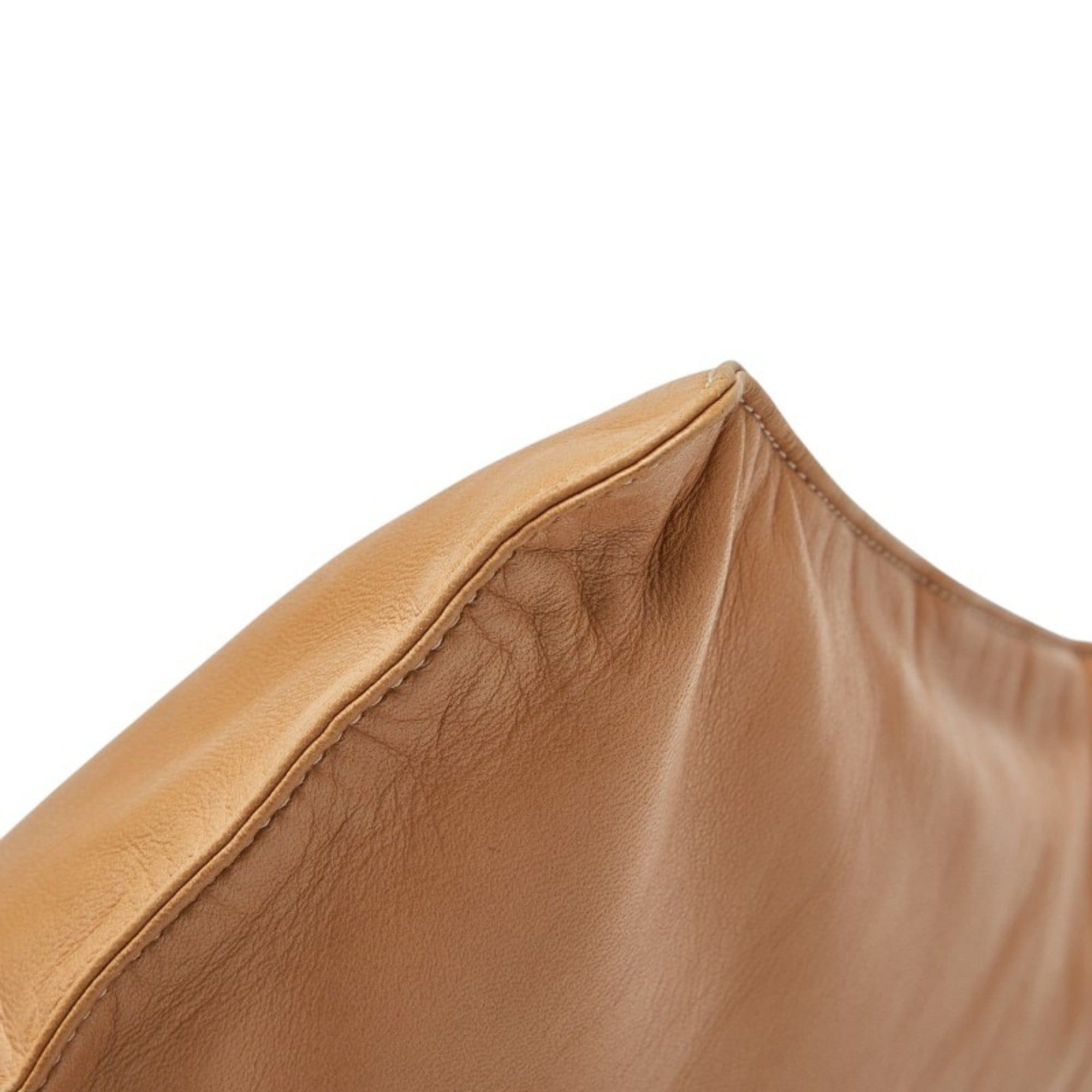 Loewe LOEWE Anagram Tote Bag, Beige Leather, Women's Size ONE SIZE - 4 Thumbnail