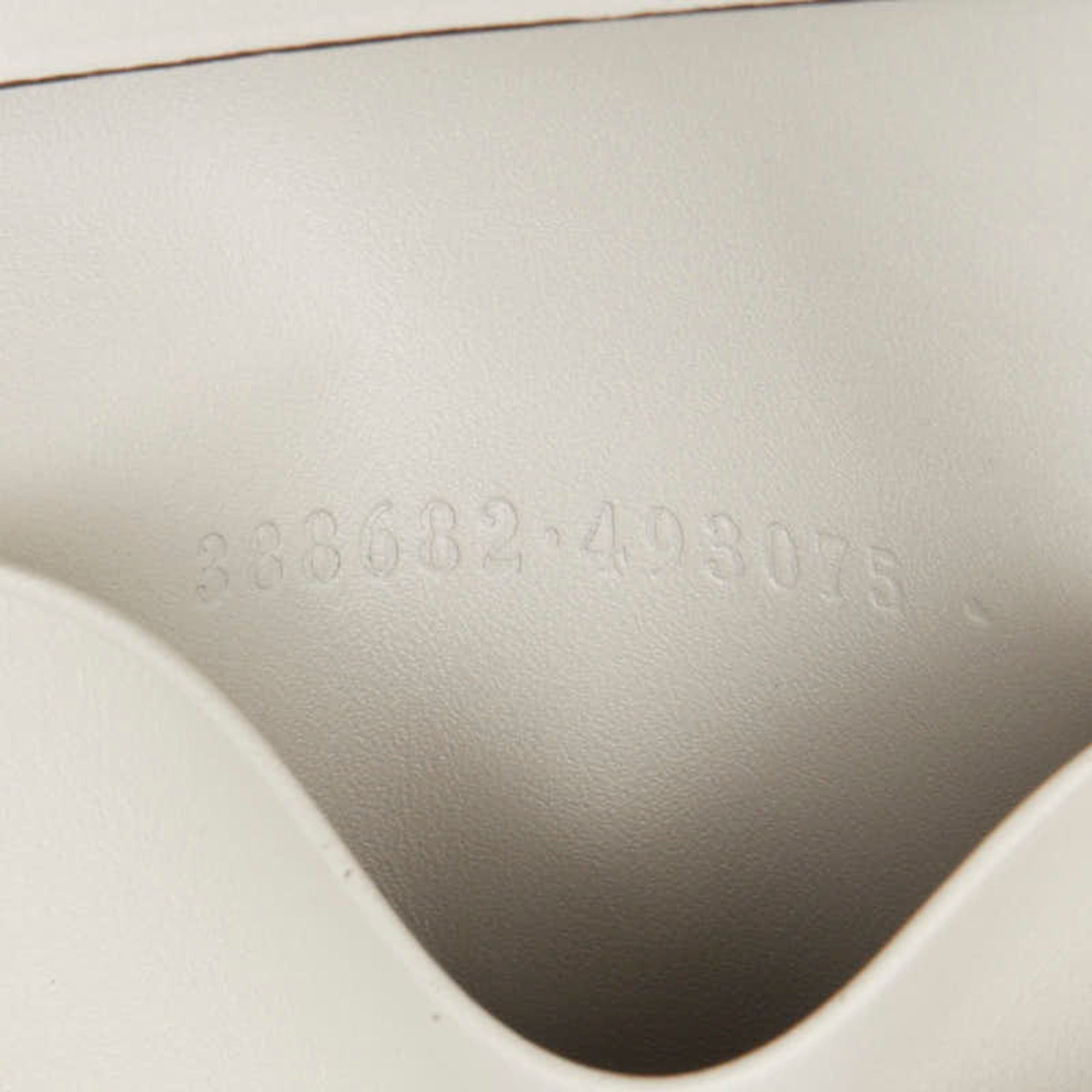 Gucci Gucci Guccissima Ribbon 6-Ring Key Case 388682 White Leather Women's GUCCI Size ONE SIZE - 8 Thumbnail