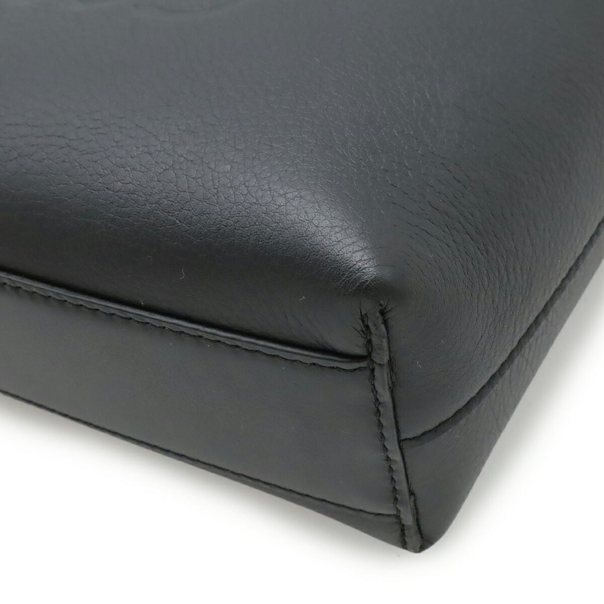 Loewe LOEWE Inflated Anagram Tote Mini Bag, Handbag/Shoulder Black Leather, A717S74X05 Size ONE SIZE - 4 Thumbnail