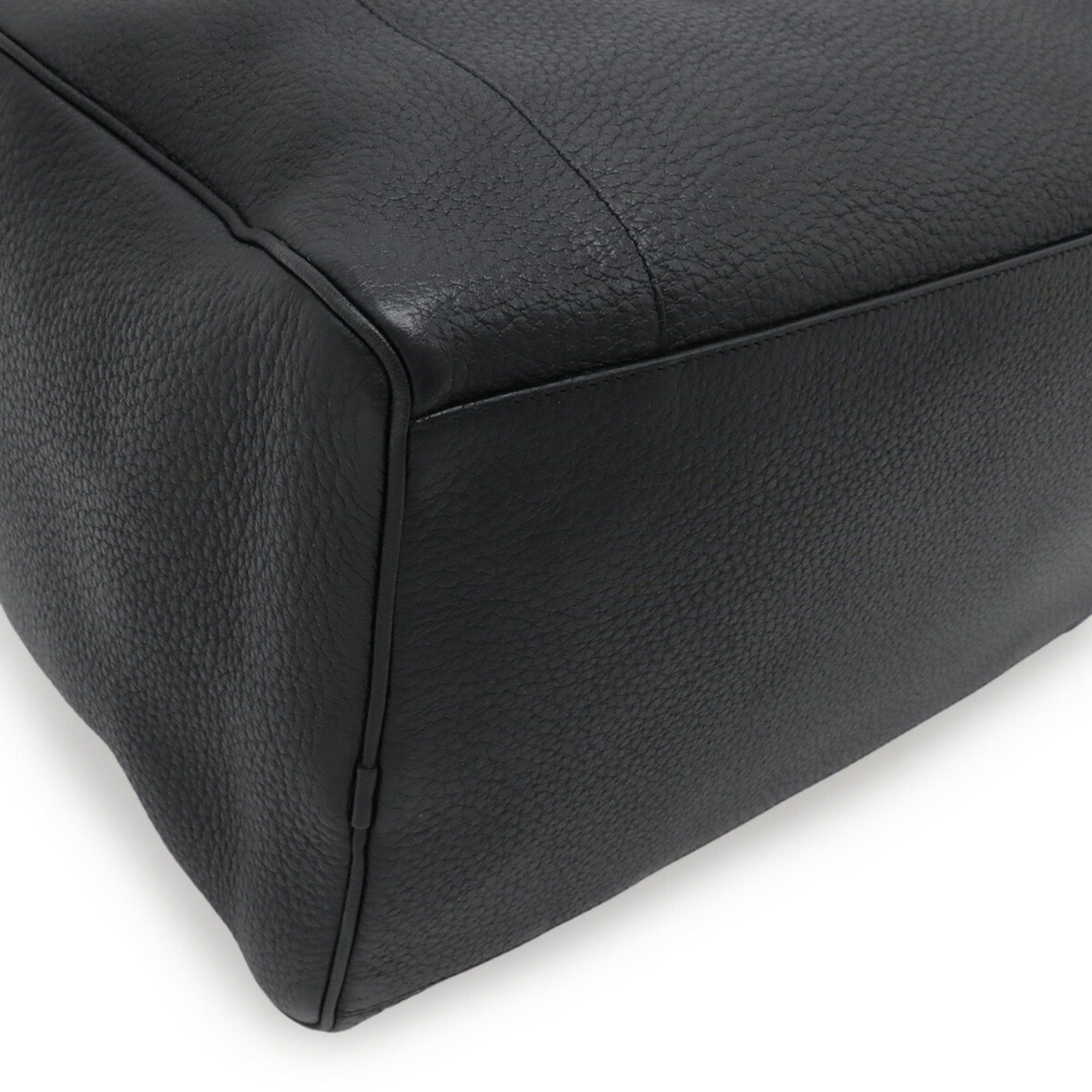 Loewe LOEWE Fusta 31 Handbag/Shoulder Bag in Black Leather (316.26.F24) Size ONE SIZE - 4 Thumbnail