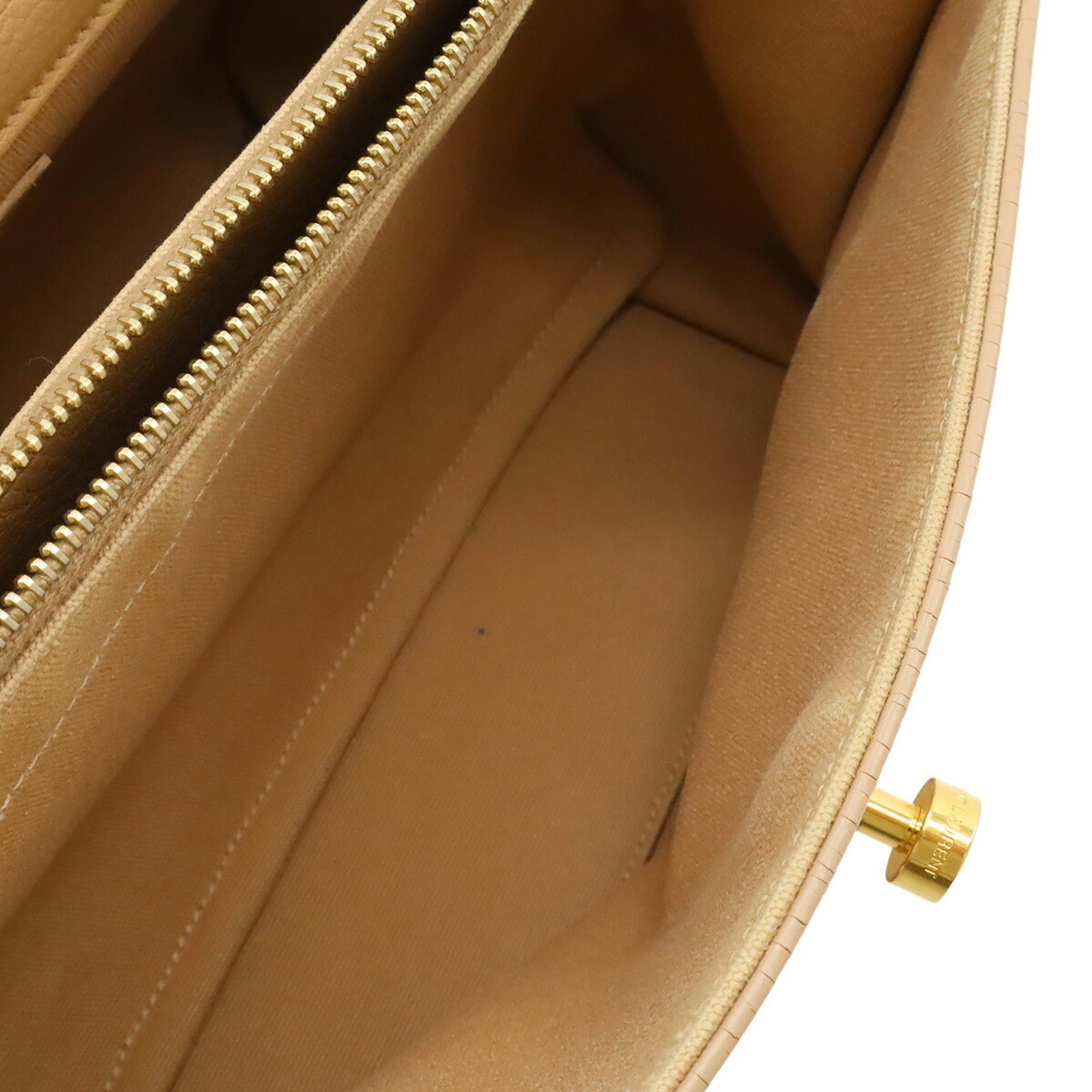 Yves Saint Laurent Yves Saint Laurent SAINT LAURENT PARIS YSL Muse Toe Handbag/Shoulder Bag in Pink Beige Leather (368229) Size ONE SIZE - 8 Thumbnail