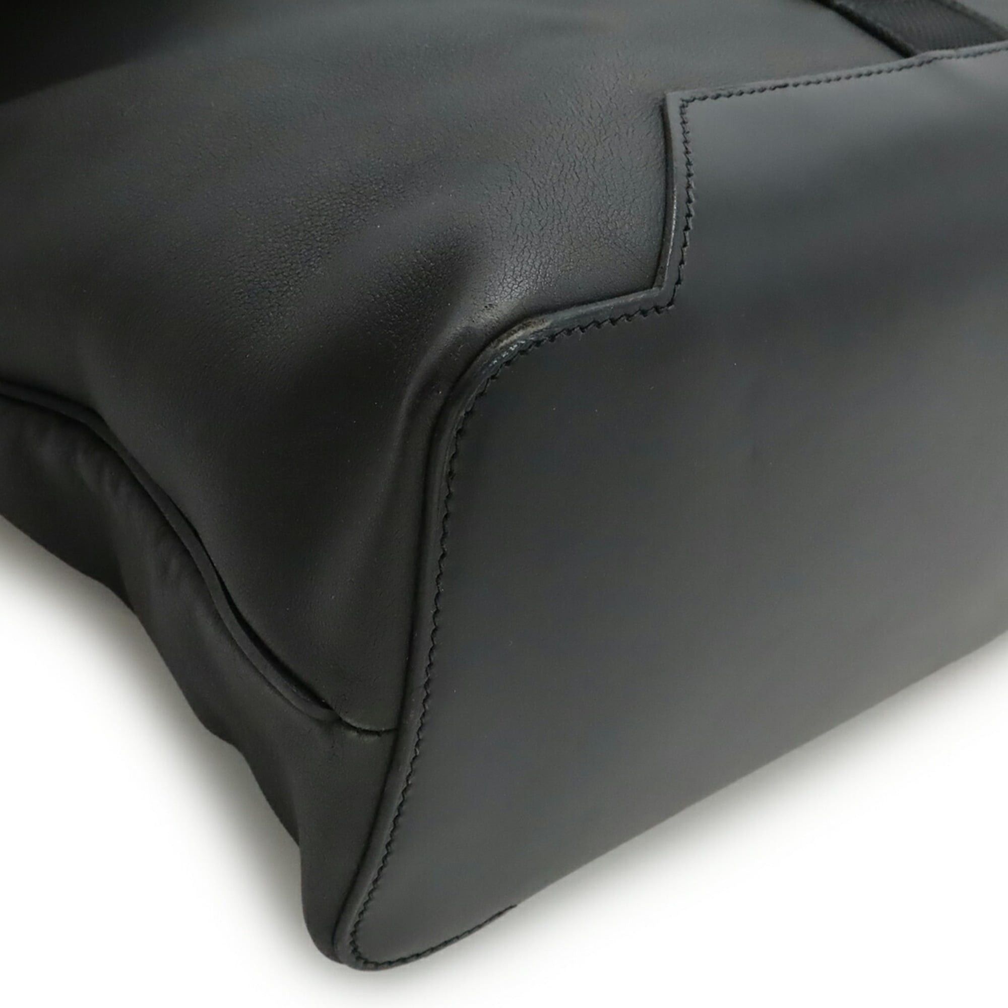 Hermes HERMES City Slide Shoulder Bag in Taurillon Cristobal Vache Hunter Black with A Stamp Size ONE SIZE - 4 Thumbnail