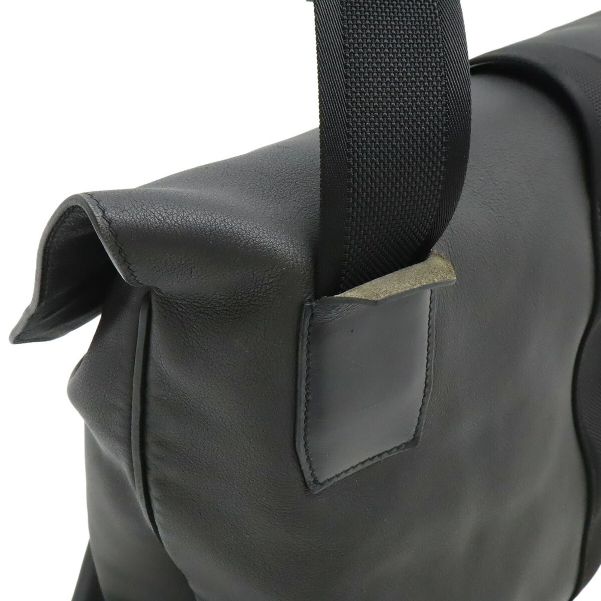 Hermes HERMES City Slide Shoulder Bag in Taurillon Cristobal Vache Hunter Black with A Stamp Size ONE SIZE - 5 Thumbnail