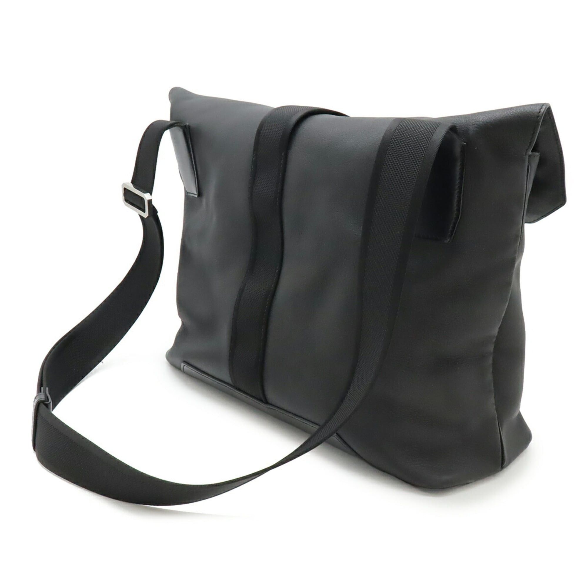 Hermes HERMES City Slide Shoulder Bag in Taurillon Cristobal Vache Hunter Black with A Stamp Size ONE SIZE - 3 Thumbnail