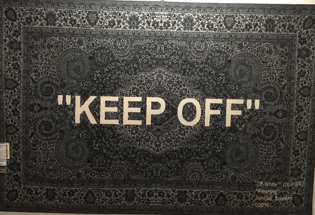 Ikea Ikea x Virgil Abloh KEEP OFF off white rug | Grailed